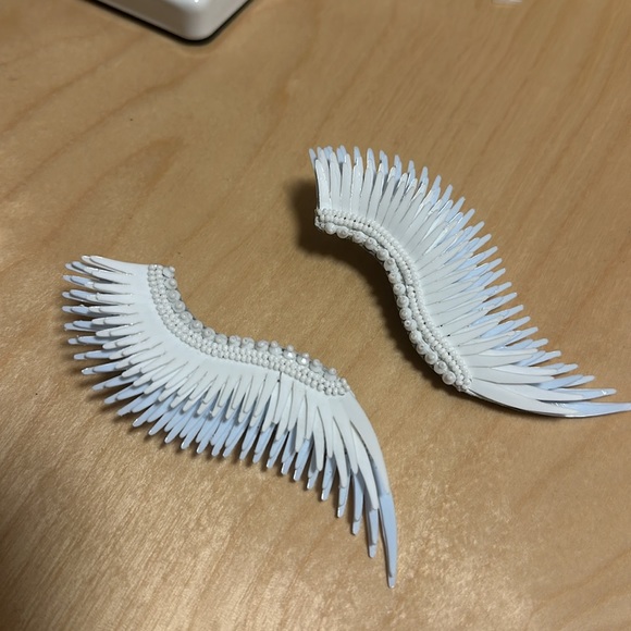 Mignonne Gavigan Madeline Earrings - Baby Blue & White - Picture 2 of 5